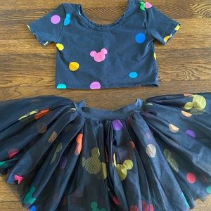 WRK Mickey Dots tutu 2 pc